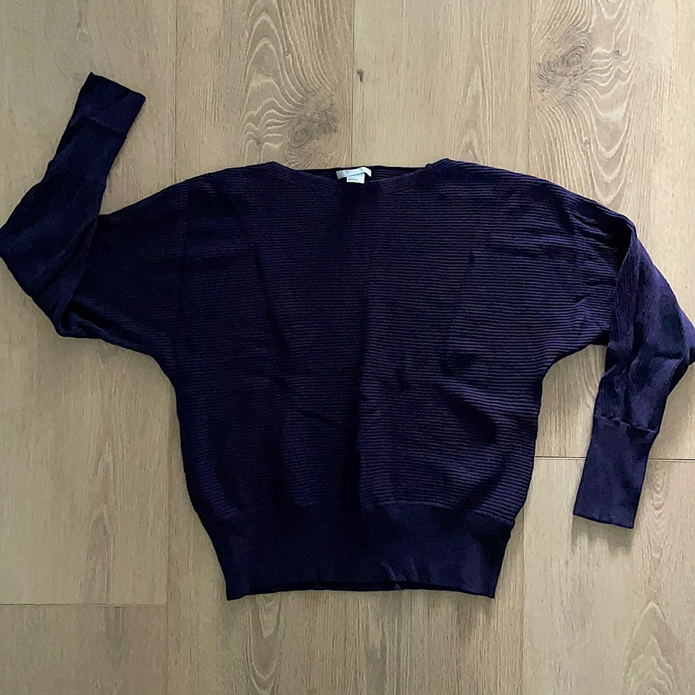 Navy Blue oversized sweater. Size M